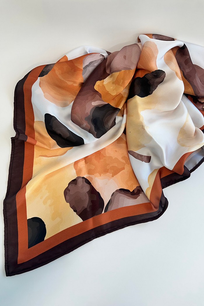 LENÇO QUADRADO ANIMAL PRINT 90X90