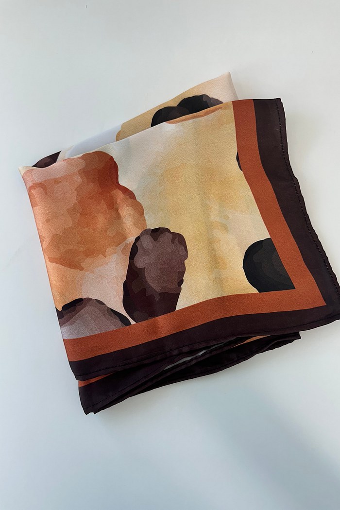 LENÇO QUADRADO ANIMAL PRINT 90X90