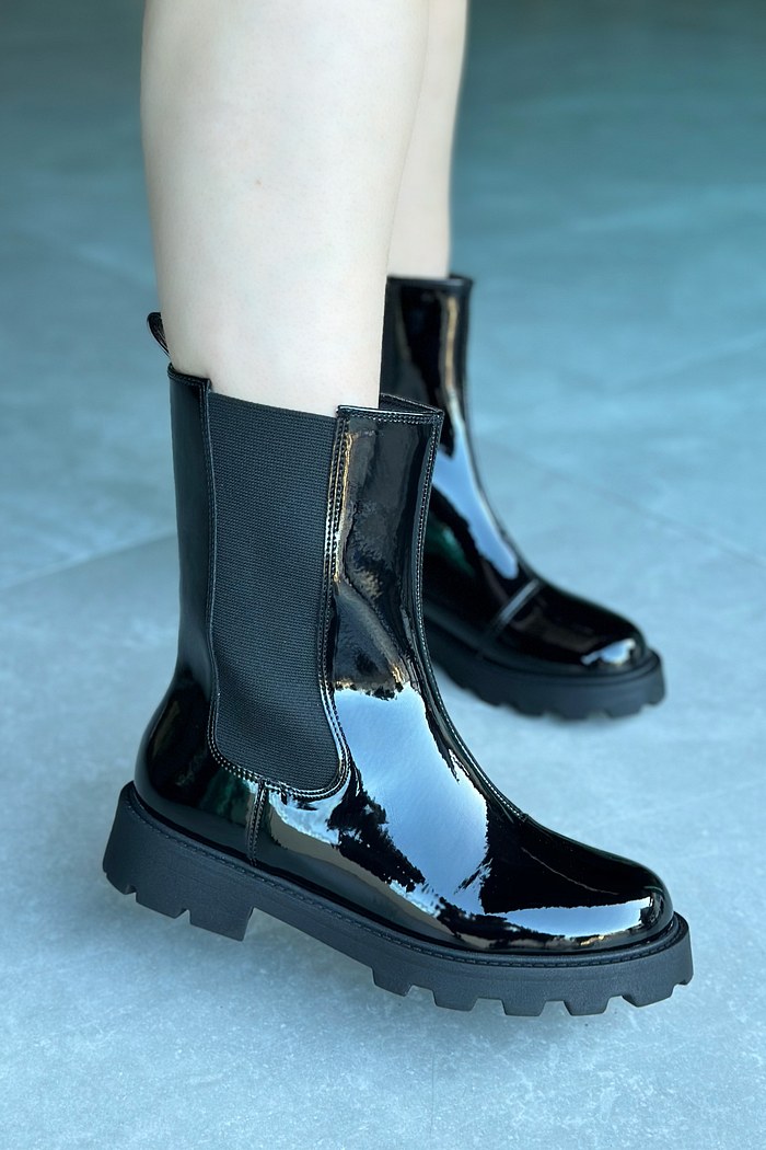 ANA - BOTA COTURNO CANO BAIXO PRETO