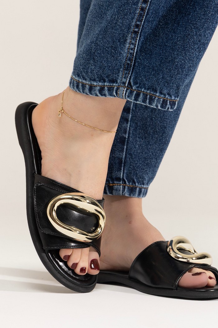 CORINA - FLAT RASTEIRA PRETA