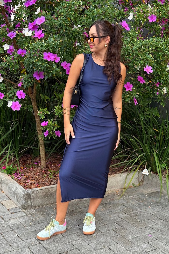 VESTIDO JÚLIA - MARINHO