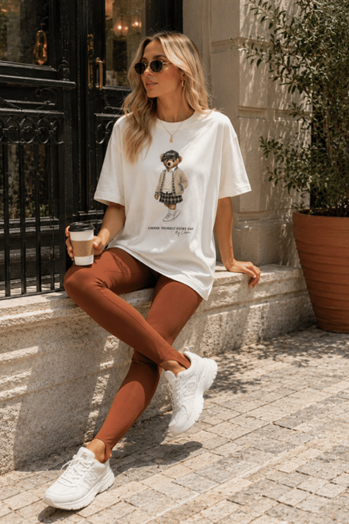 T-SHIRT OVERSIZED EVERY DAY - OFF WHITE