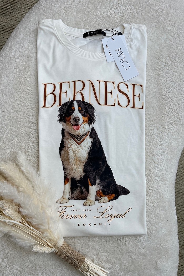 T-SHIRT BERNESE - OFF WHITE