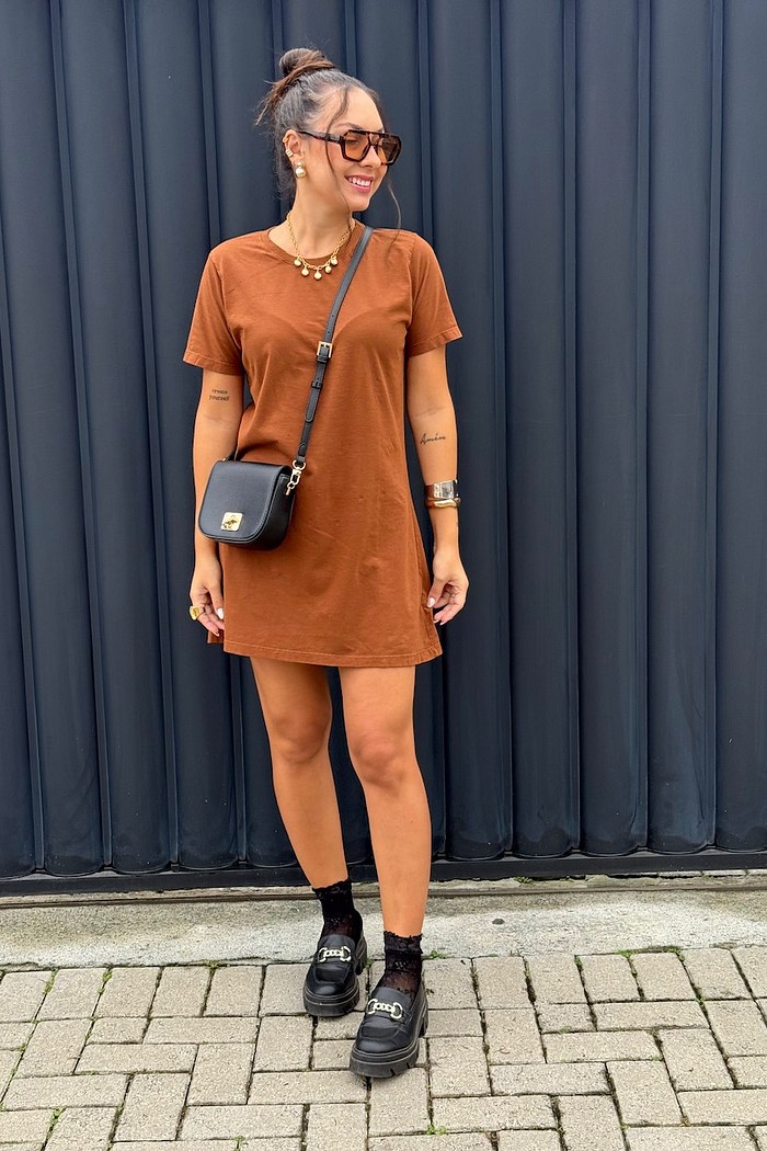 VESTIDO RAFA - MARROM