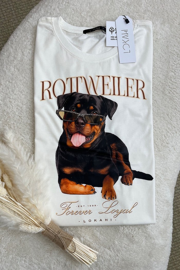 T-SHIRT ROTWEILER - OFF WHITE