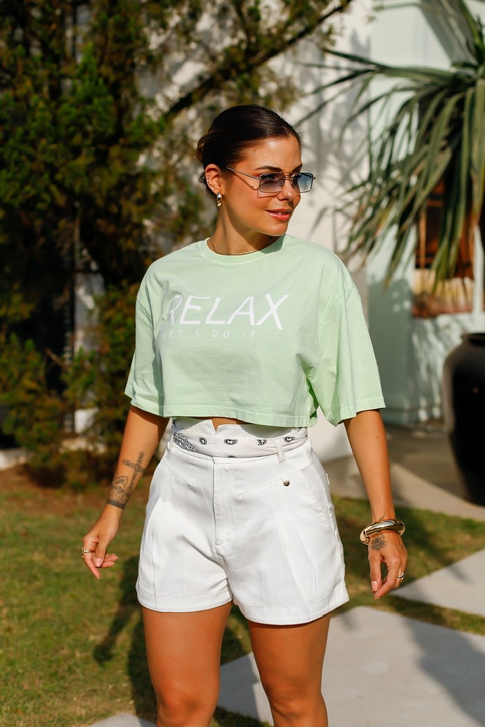 CROPPED RELAX - VERDE