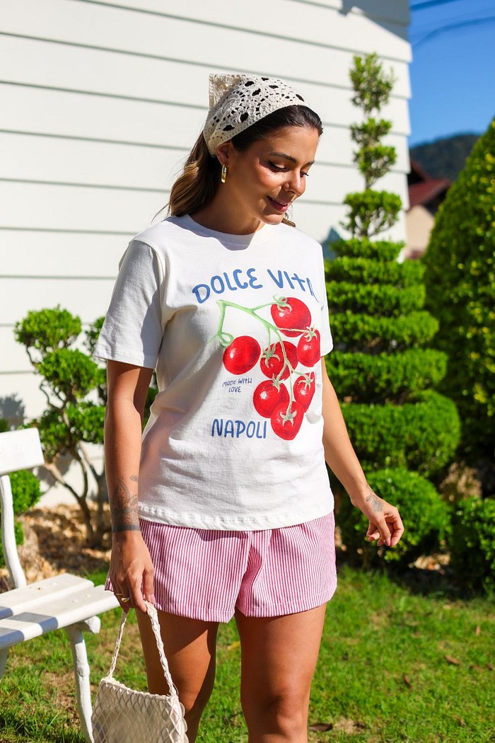 T-SHIRT NAPOLI - OFF WHITE