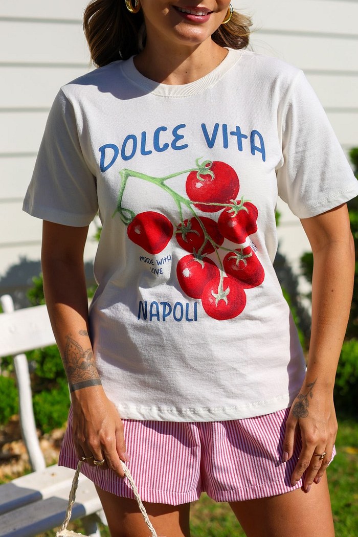 T-SHIRT NAPOLI - OFF WHITE