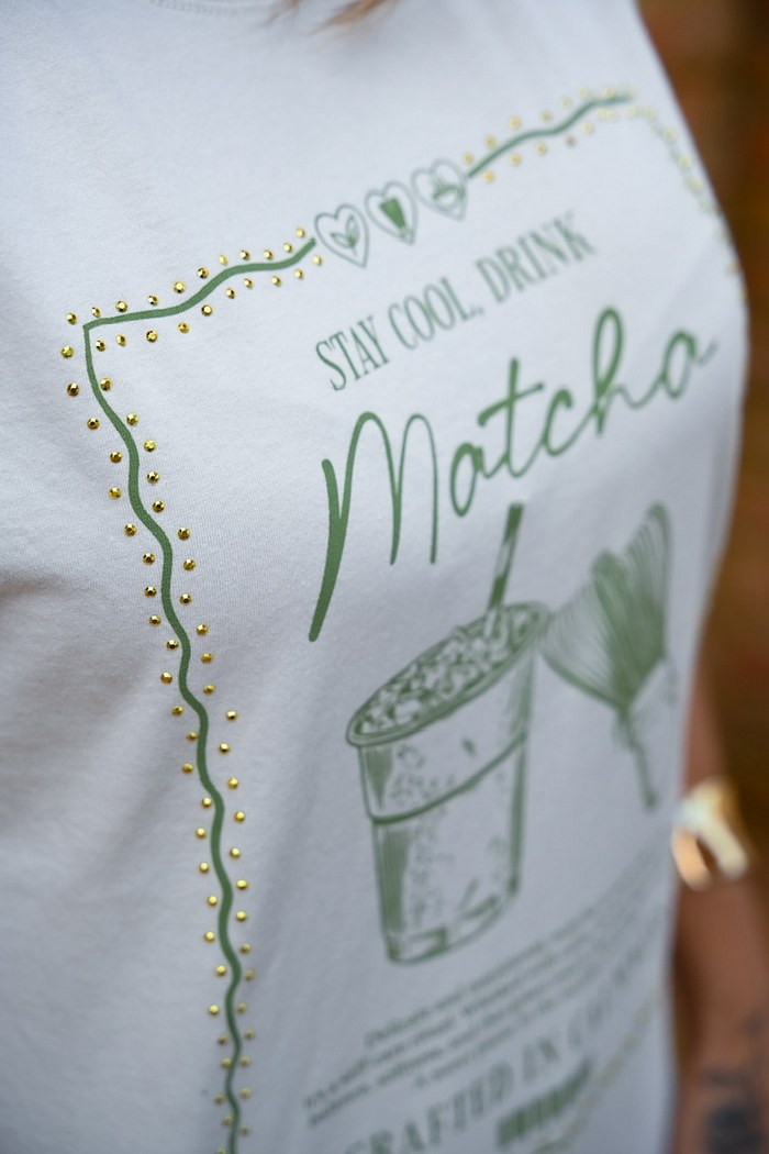 T-SHIRT ESTONADA MATCHA - GELO