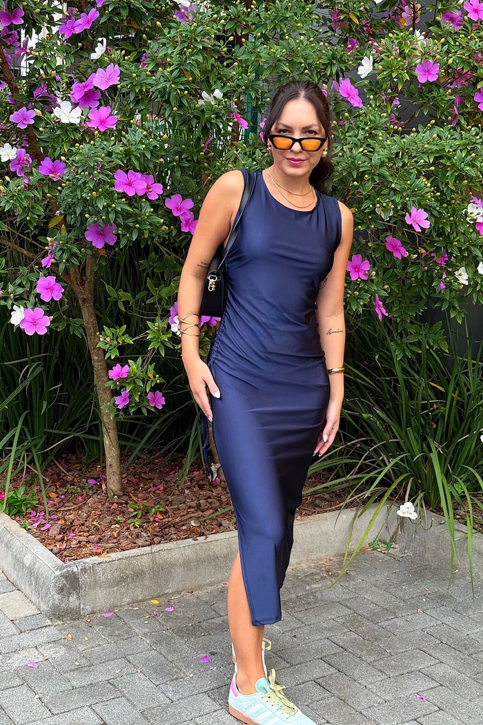 VESTIDO JÚLIA - MARINHO