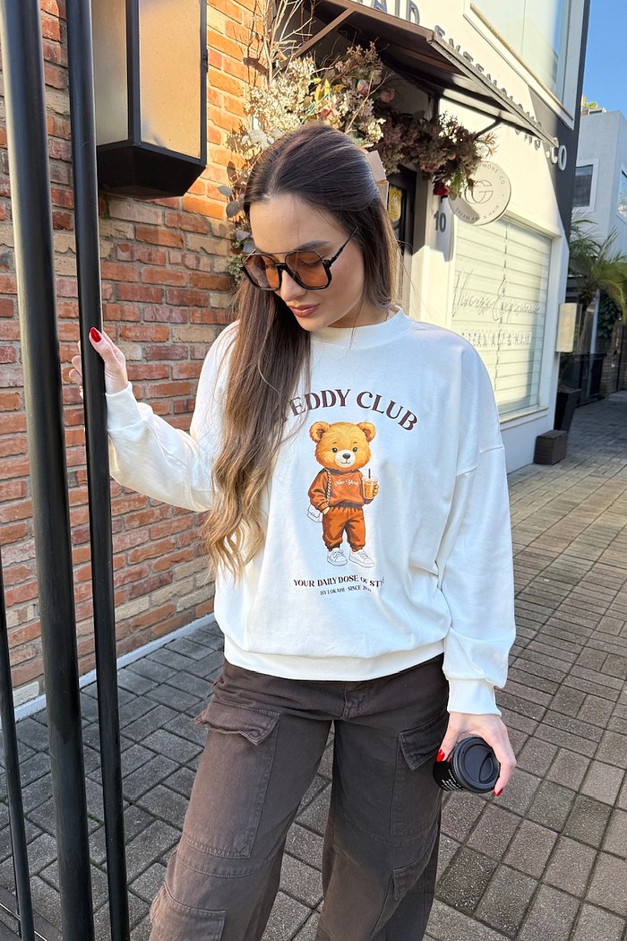 CASACO TEDDY CLUB - OFF WHITE