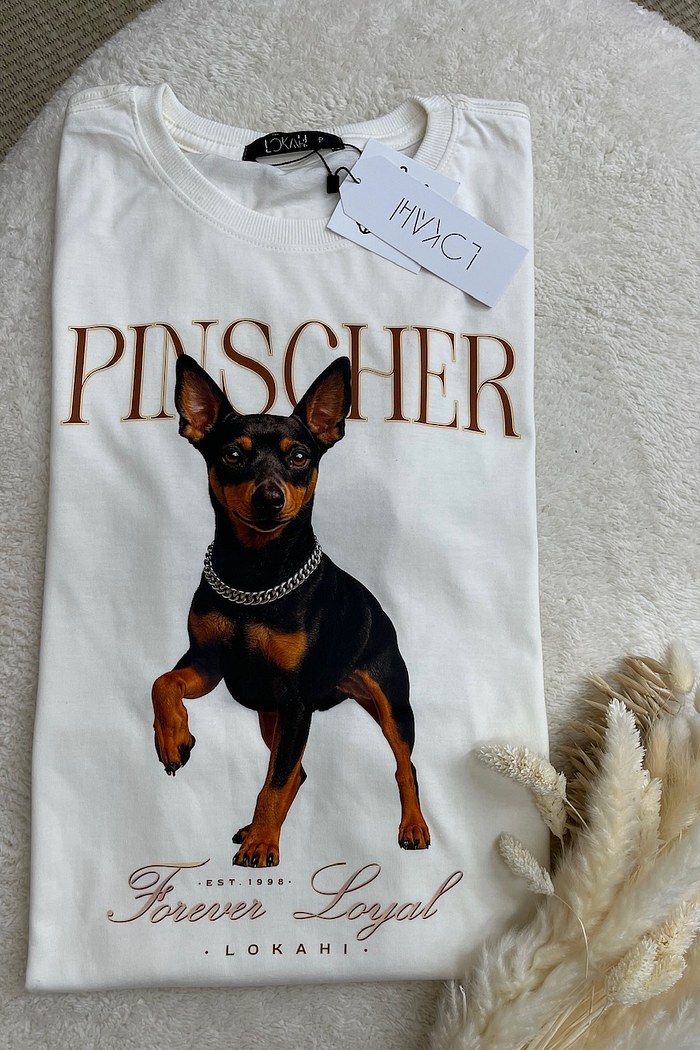 T-SHIRT PINSCHER - OFF WHITE