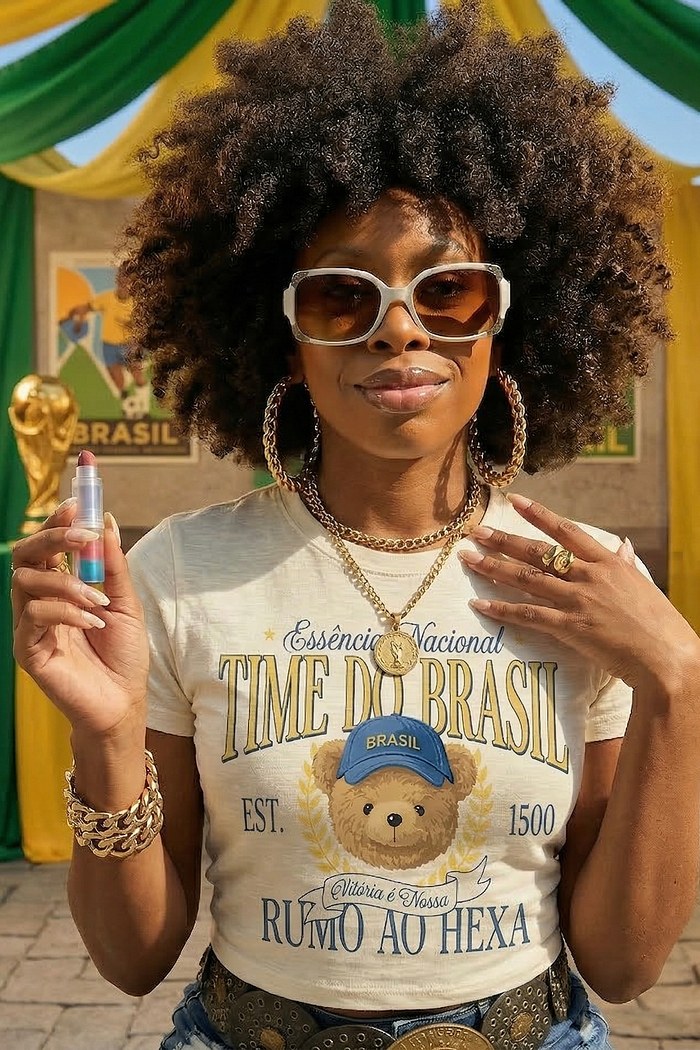 T-SHIRT OVERSIZED TIME DO BRASIL - OFF  WHITE