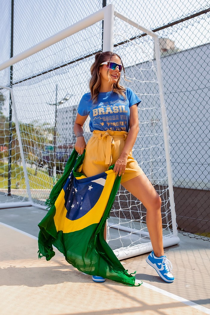 T-SHIRT ESTONADA O PAI TA ON - AZUL