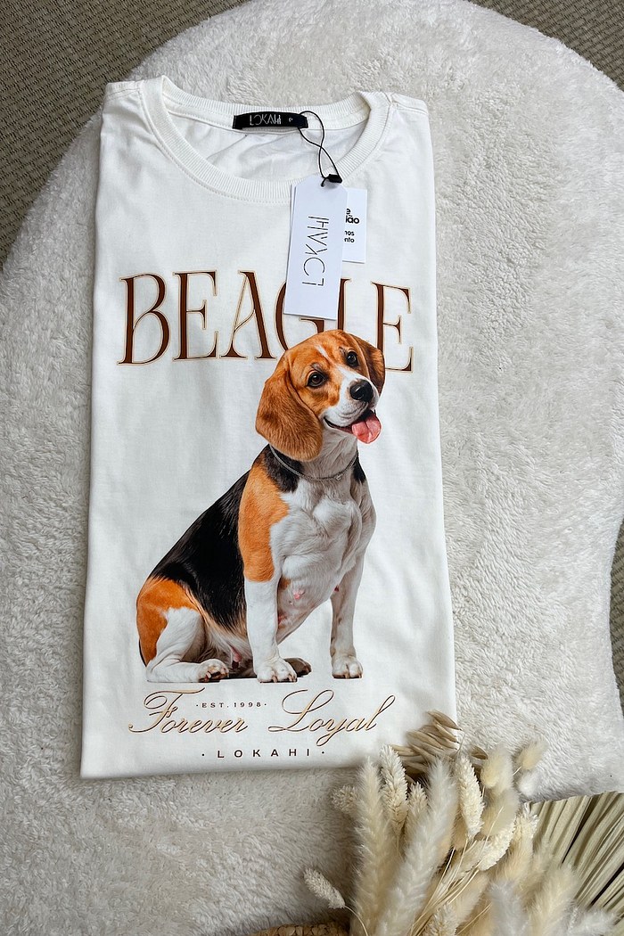 T-SHIRT BEAGLE - OFF WHITE