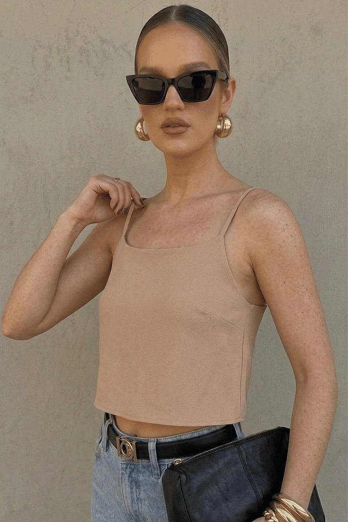 CROPPED DE ALCINHA - AREIA