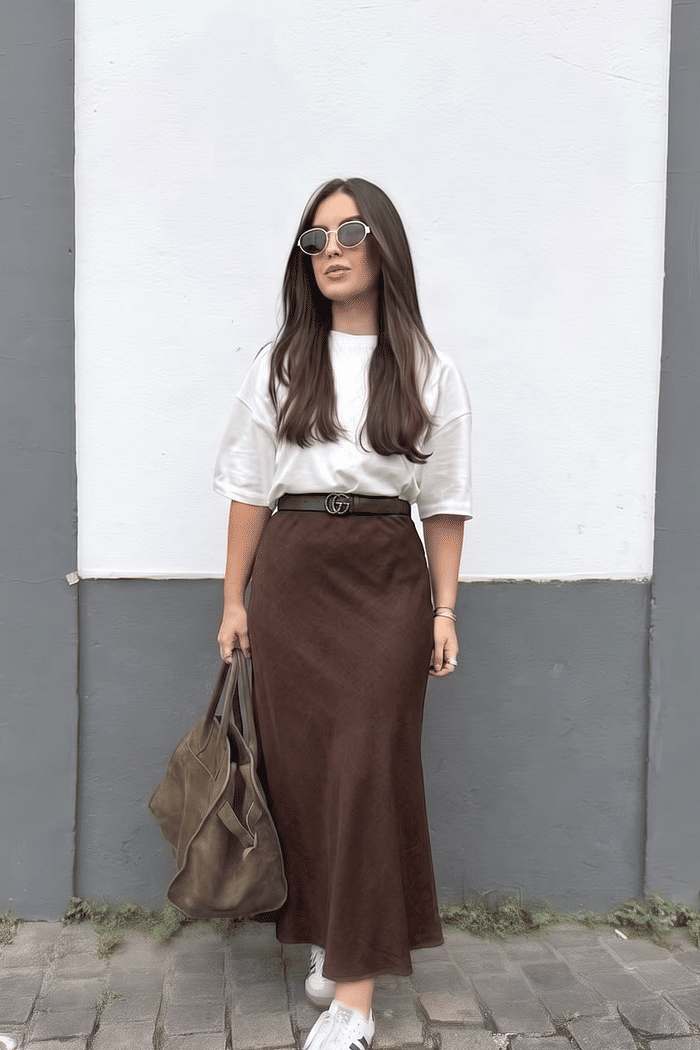 SAIA MIDI - MARROM BRAVIO