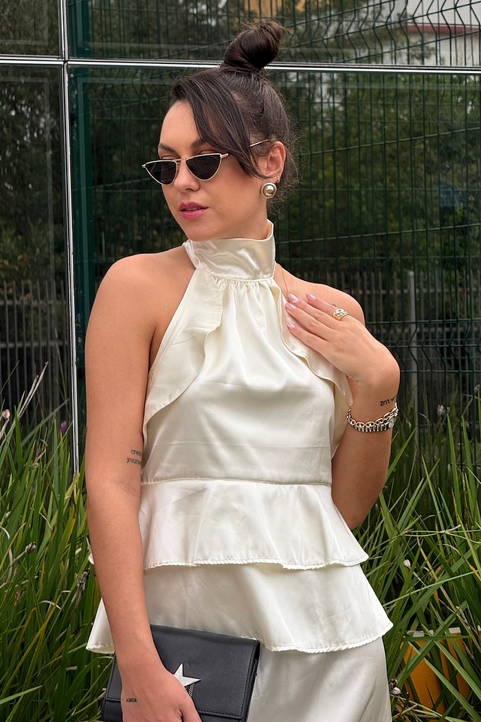 BLUSA AGATHA - OFF WHITE