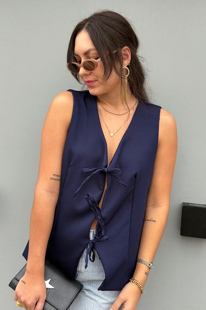 BLUSA ANDRESSA - MARINHO