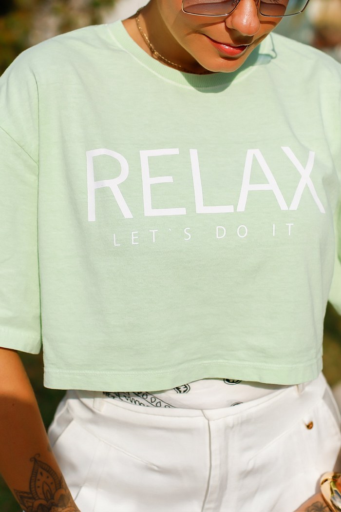 CROPPED RELAX - VERDE