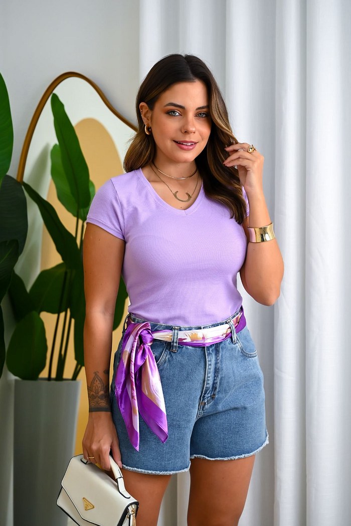 BLUSA ACÁCIA - LILÁS