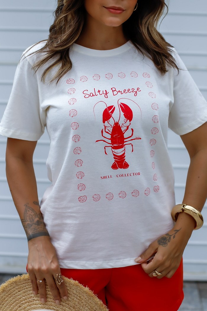T-SHIRT SALTY BREEZE - OFF WHITE