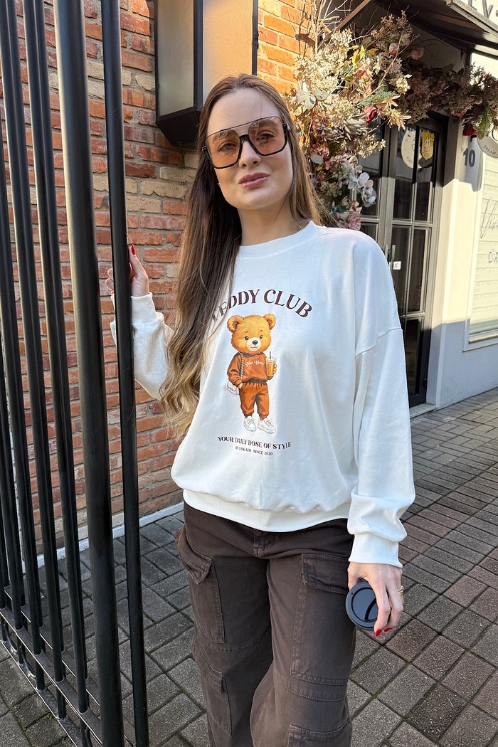 CASACO TEDDY CLUB - OFF WHITE