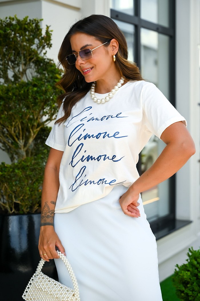 T-SHIRT LIMONE - OFF WHITE