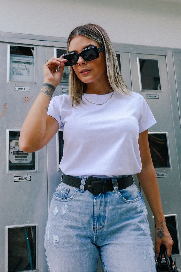 T-SHIRT LISA - BRANCO