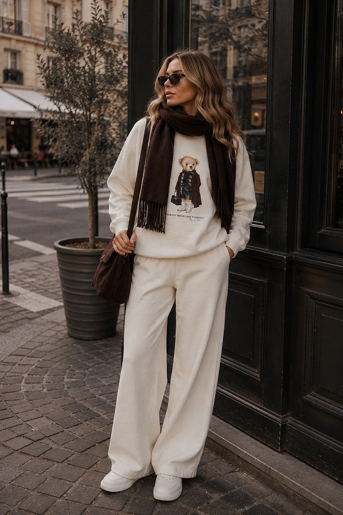 CONJUNTO MOLETOMM YOURSELF - OFF WHITE