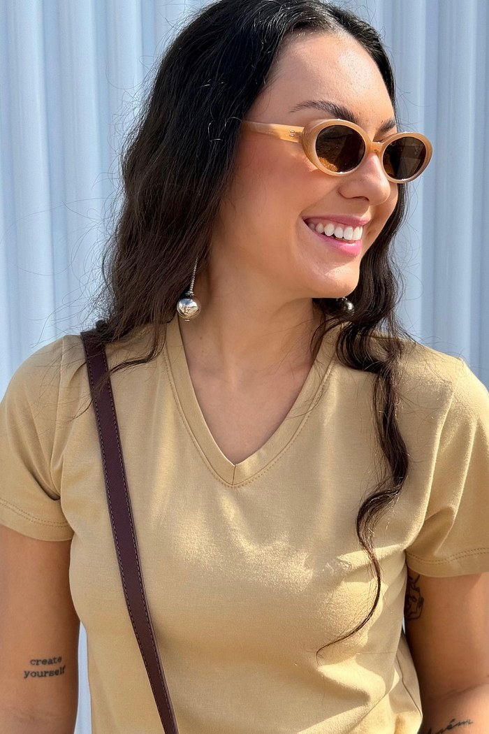 BLUSA JANETE PIMA - NUDE