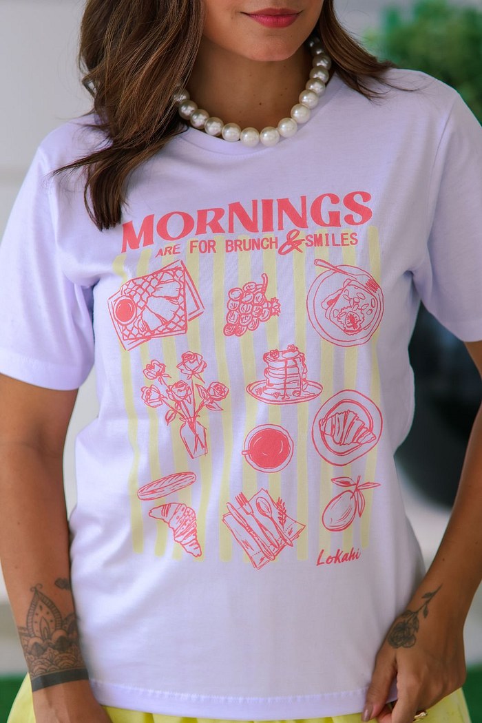 T-SHIRT MORNINGS - BRANCO