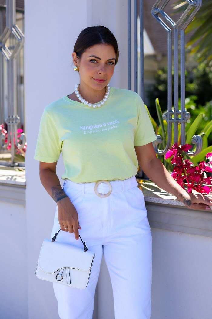 T-SHIRT ESTONADA SEU PODER - LIMA