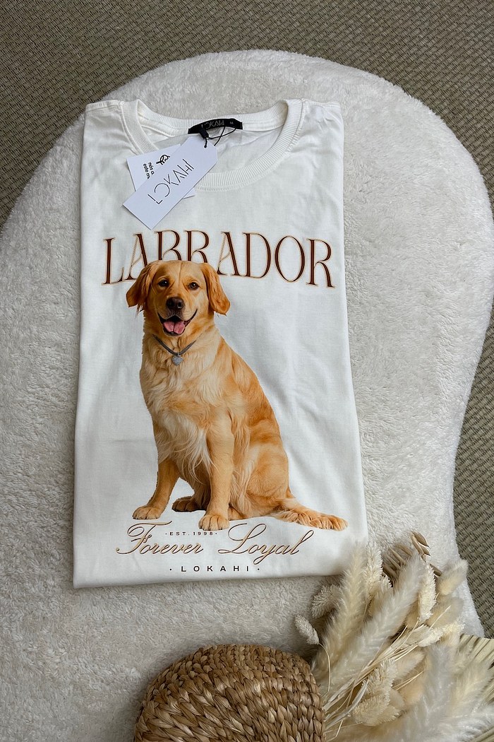 T-SHIRT LABRADOR - OFF WHITE