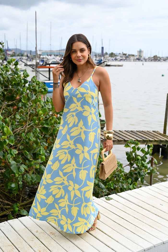 VESTIDO LONGO - FLORAL