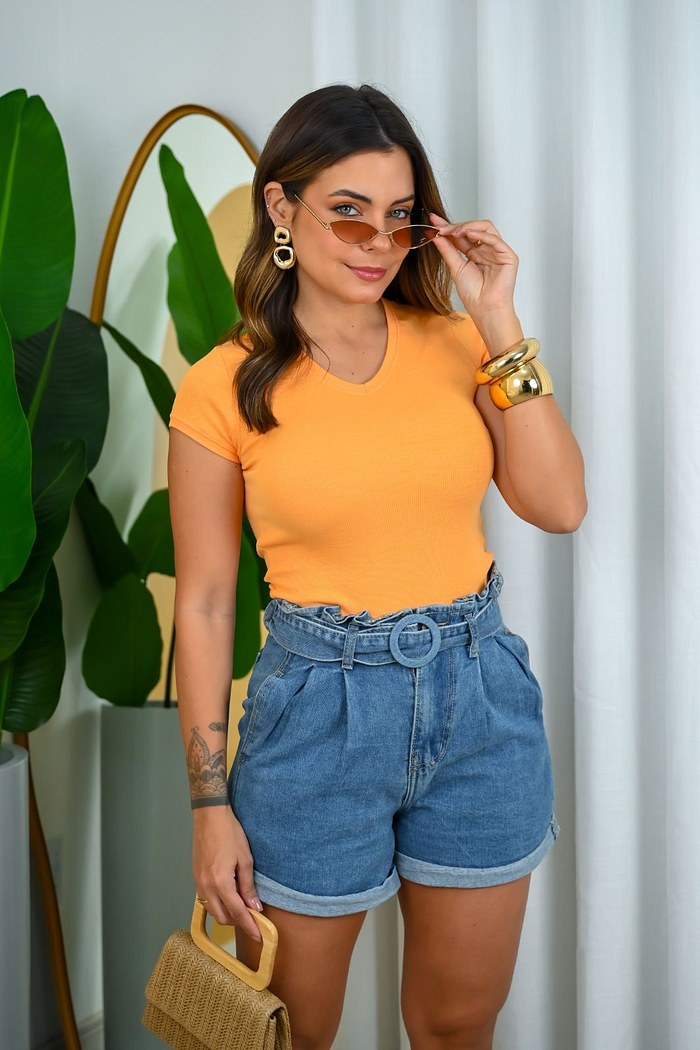 BLUSA ACÁCIA - LARANJA