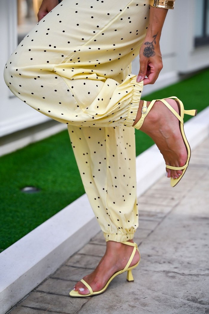 CALÇA ALADIM - POÁ AMARELO