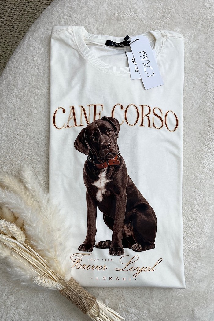 T-SHIRT CANE CORSO - OFF WHITE