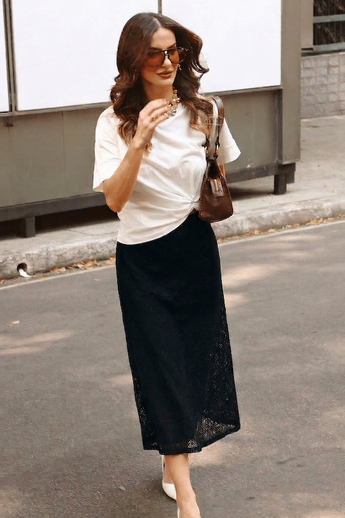 SAIA MIDI TELA - PRETA