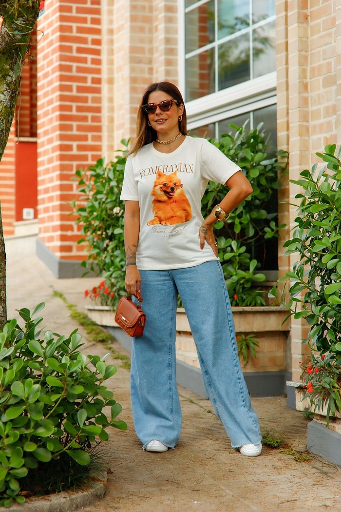 T-SHIRT POMERANIAN - OFF WHITE