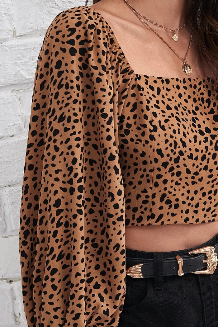 BLUSA PLISSADO FOLHADO