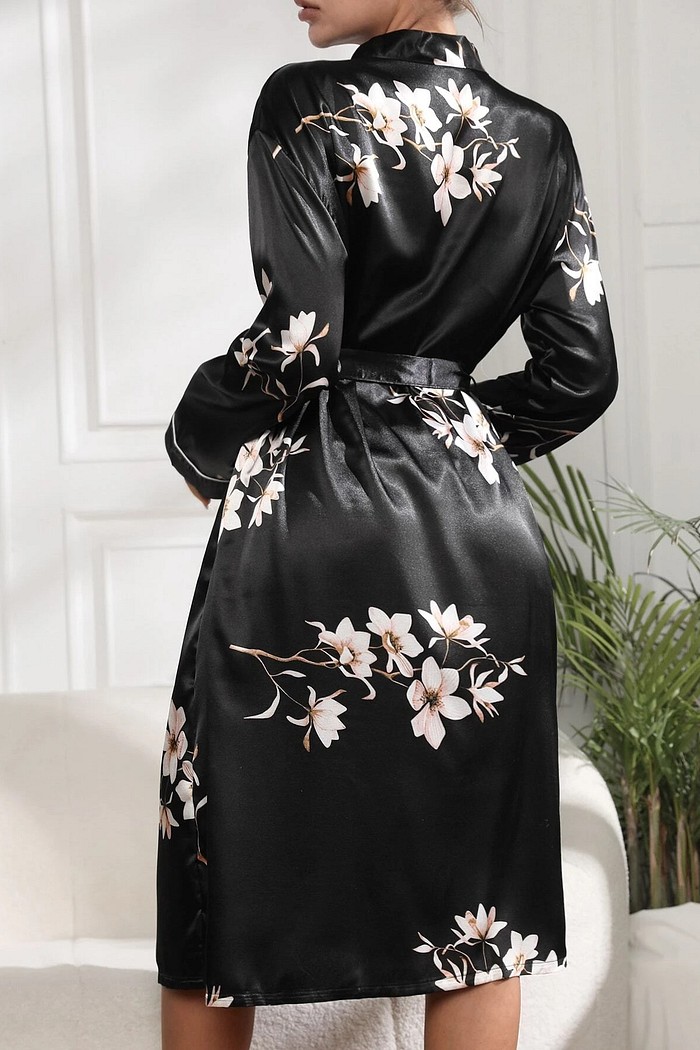 Roupão Floral Elegante