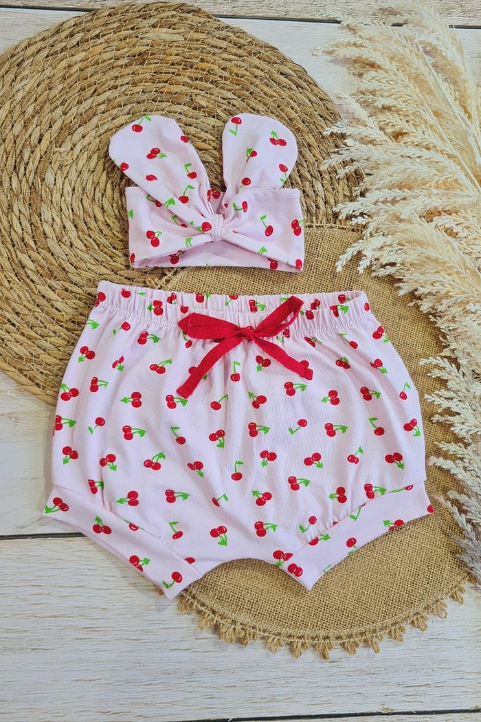 Shorts Cotton + Laço