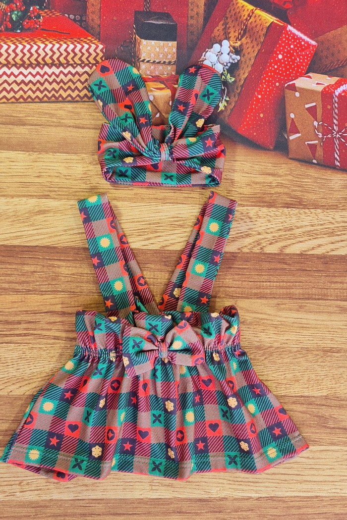 Salopete + Laço Natal