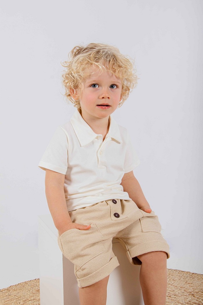 Shorts Linho + Camiseta Polo MC