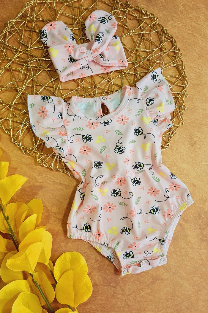 Romper Frufru + Laço