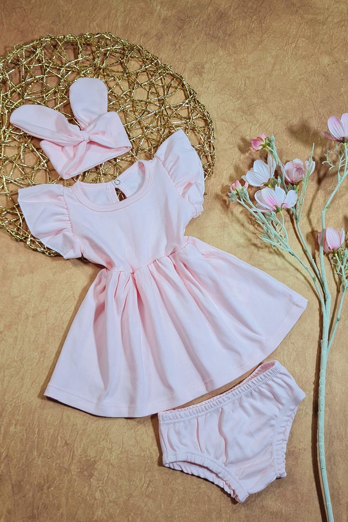 Vestido Armado + Calcinha + Laço