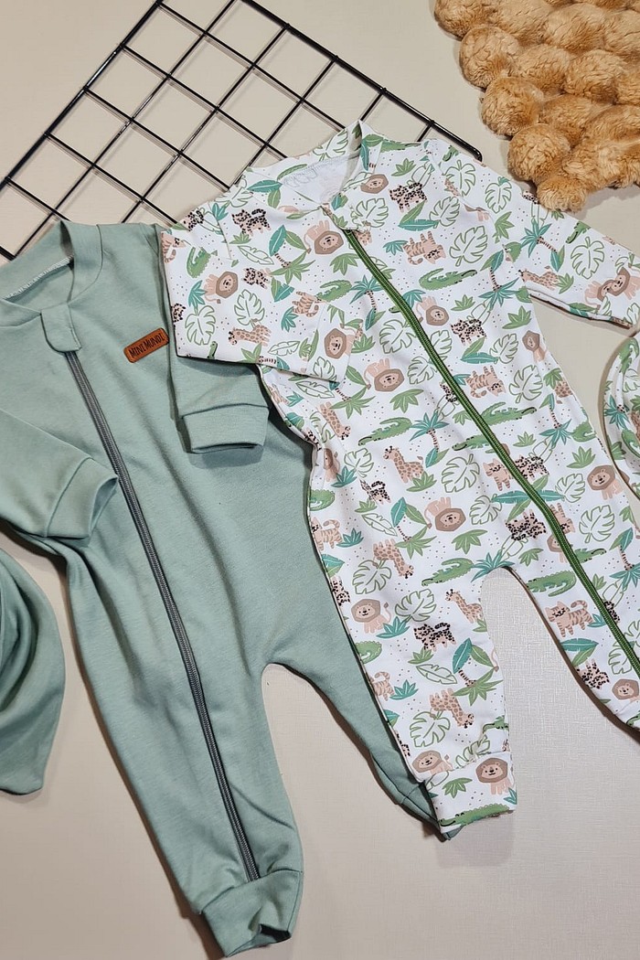 Macacão Zíper + Bandana