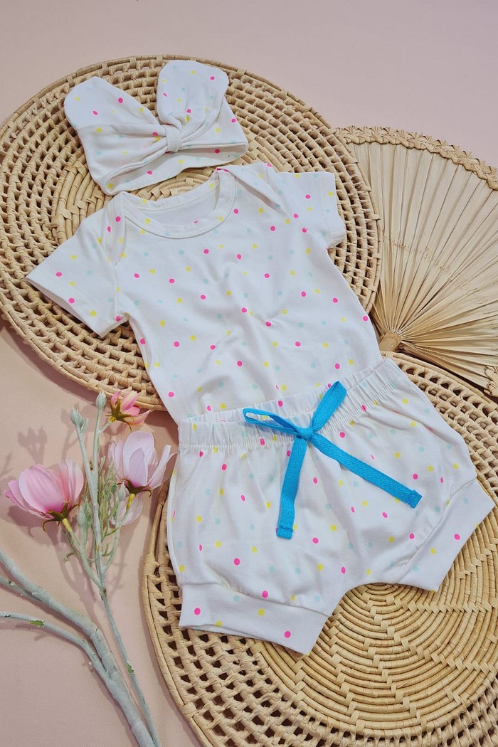 Body MC + Shorts + Laço