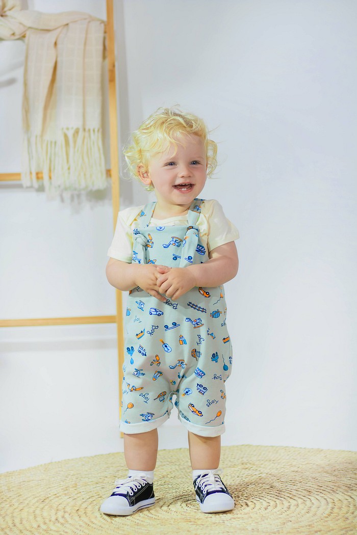 Body MC Creme + Jardineira